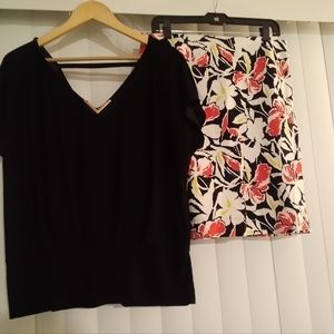 Blouse and skirt Jones Wear size 12